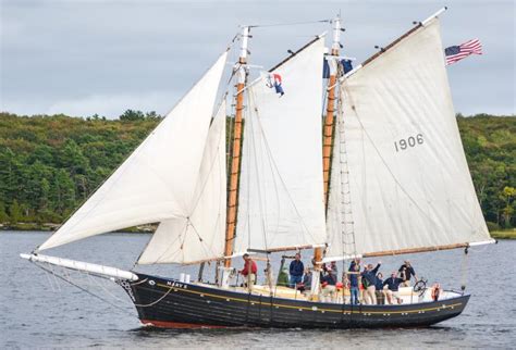 Historic Schooner Cruises Begin With The Mary E Boothbay Register