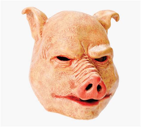 Scary Pig Mask Evil Scary Peppa Pig Hd Png Download Kindpng