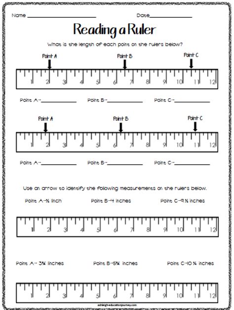 k12 printable rulers with all the measurements printable