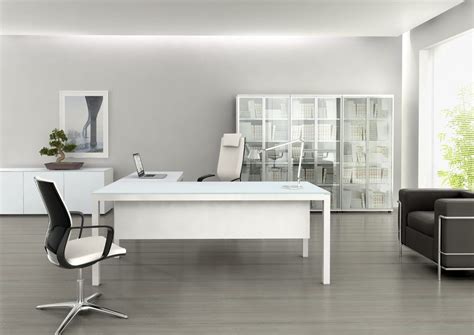Chefschreibtisch jet tischplatte 180 x 100 cm. Chefschreibtisch - IMPULS - MDD - Aluminium / Glas / modern