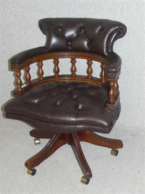 Buy captain's chairs and get the best deals at the lowest prices on ebay! Antiques Atlas - Leather Button Back Captains Chair