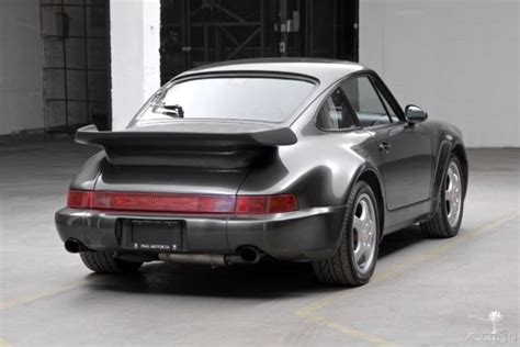 1991 Porsche 911 Turbo 964 965 Slate Grey 63348 Miles Service Records