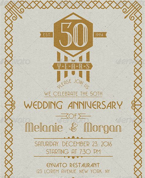 13 Wedding Anniversary Card Designs And Templates Psd Ai