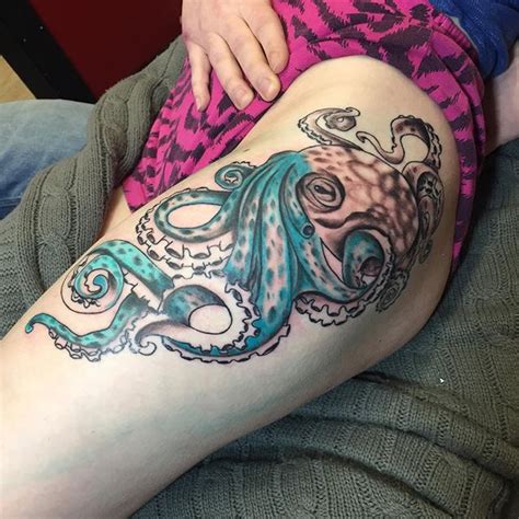 Octopus Thigh Tattoo Designs Ideas And Meaning Tattoos For You