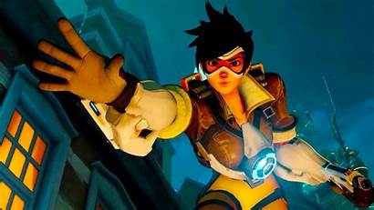 Overwatch Gameplay Tracer Play Pose Trailer Victory