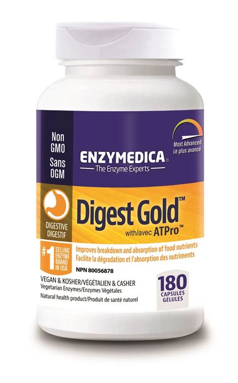 Enzymedica, digest gold with atpro. Enzymedica Digest Gold, 180 caps