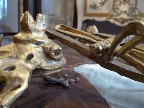 Lily pad coffee table michael aram elle decor padded. Paula Swinnen Bronze 'Frogs and Lilly Pads' Coffee Table ...
