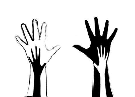 Hand Silhouettes ⬇ Vector Image By © Chantall Vector Stock 2948552