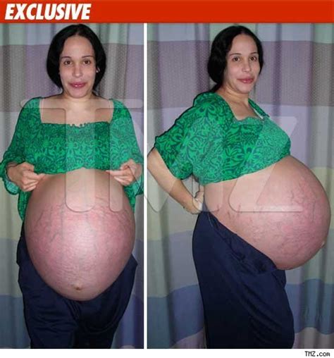 Nadya Suleman S Octuplet Pregnant Belly Photo Huffpost Life