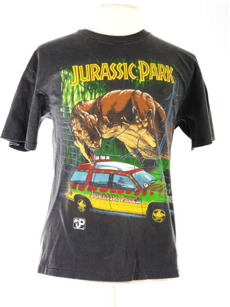 1993 Vintage Jurassic Park Movie T Shirt 5 Star Vintage