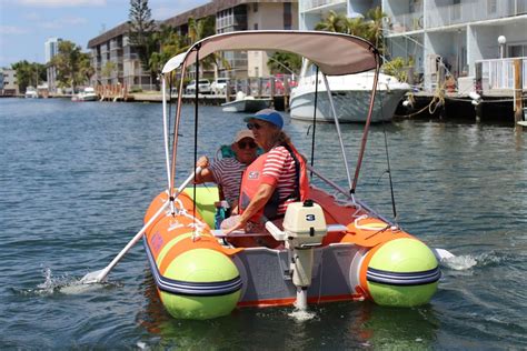 Shop Folding 2 Bow Sun Shade Bimini Tops For Inflatable Boats Kaboats