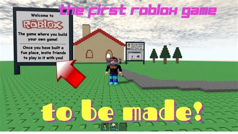 Playing The First Ever Roblox Game Made Youtube