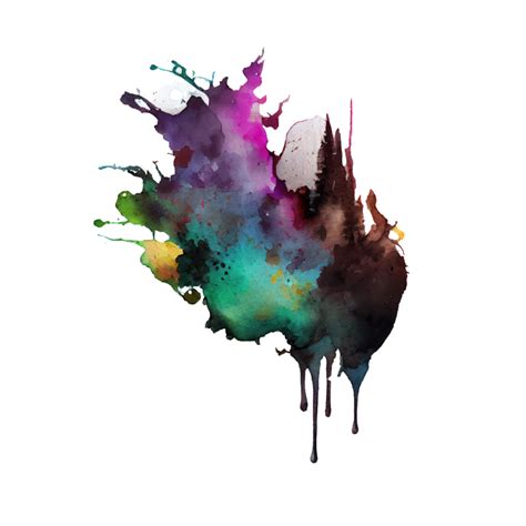 Free Watercolor Stain In Colorful 21179678 Png With Transparent Background