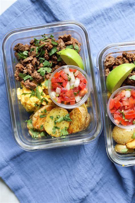 Let us show you exactly how to meal prep for beginners & meal prep on a budget. Meal Prep Breakfast Taco Bowls - The Defined Dish