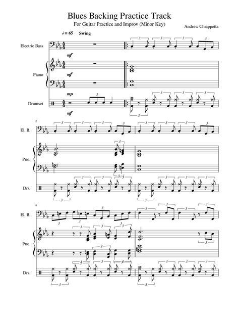 100 broadway musical backing tracks from cats. Blues Backing Track - for improv & other practice Sheet music for Piano, Drum Group, Bass (Mixed ...