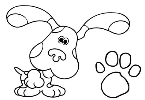 Blues Clues Coloring Page Free Coloring Pages For Kids