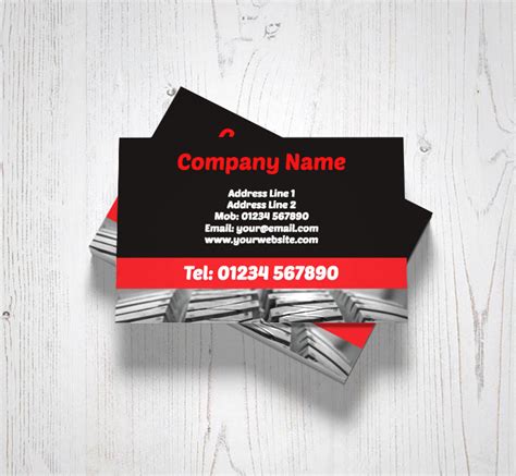 Use this handy guide to the most popular business cards sizes to find the if you're about to embark on the business card creation process, the first thing you need to do is select an appropriate size. Red and Black Tyre Business Cards | Customise Online Plus Free Delivery | Putty Print
