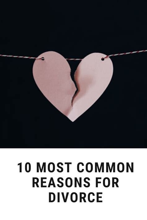 10 most common reasons for divorce reasons for divorce causes of divorce divorce