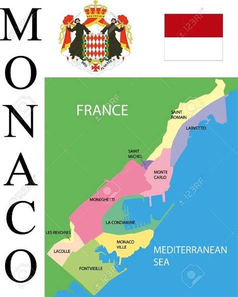 Mónaco Map Monaco Travel