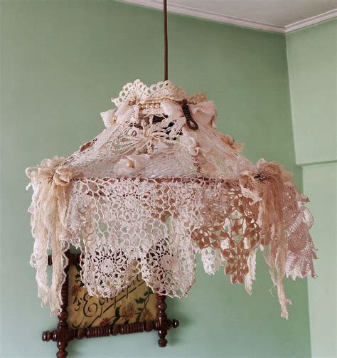 Great news!!!you're in the right place for ceiling lampshade. Lampshades Lamp shades Shabby Chic Lampshade Handmade Lamp ...