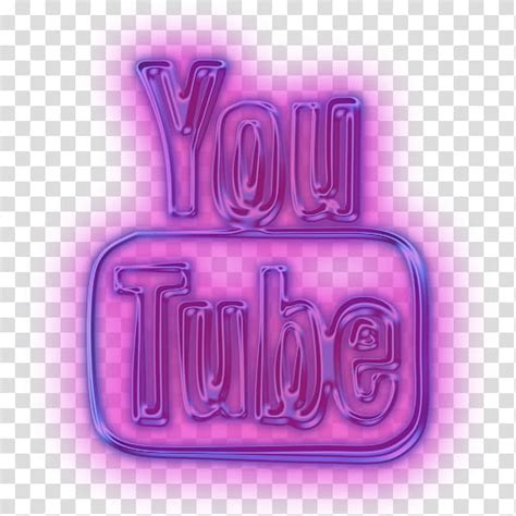 45 Neon Purple Youtube Logo Png