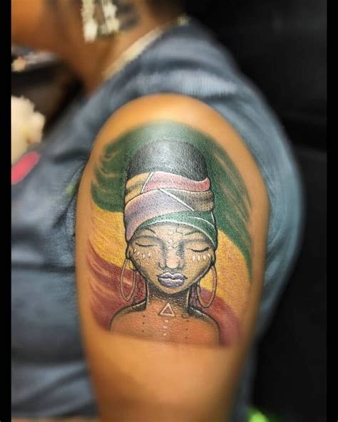 54 African Queen Tattoo Designs That Are Unique 2022 In 2022 African Queen Tattoo Queen