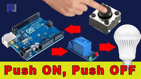 This tutorial walks you through how to setup the relay to switch on a. Using Arduino Turn AC bulb with push button On and OFF ...