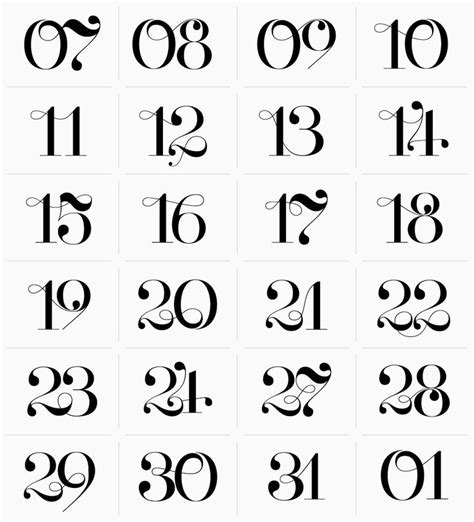 Font designs mesh well with the human psychology, and most people find artistic text to be a great compliment to tattoo art. The 25+ best Number tattoo fonts ideas on Pinterest ...