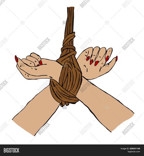 tied hands ropes image and photo free trial bigstock