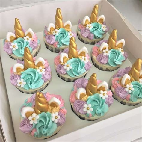 Tienda online de globos y decoración para fiestas. Cupcakes de Unicornio https://noticiastu.com/recetas/30 ...