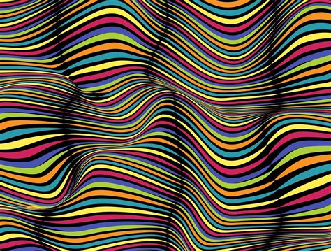 Abstract Wave Zebra Pattern Background Vector Illustration 2849131