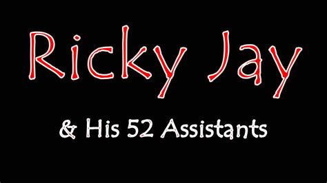 Ricky Jay And His 52 Assistants 1996 Youtube