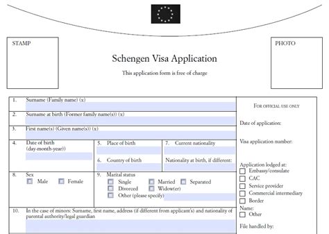 how to fill schengen visa application form step by step visa bookings