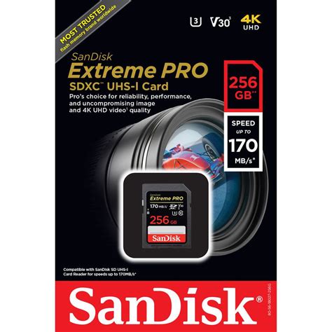 Sandisk 256gb Extreme Pro Sdhc Uhs I Broadmedia
