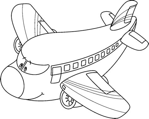 Coloriages à imprimer  Avion, numéro  249665