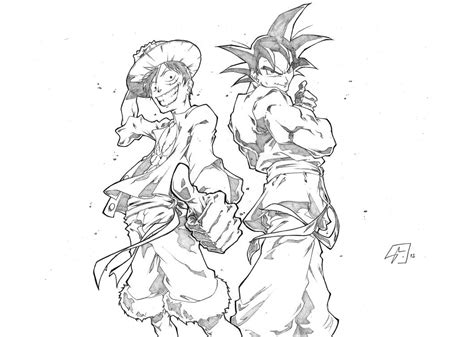 Luffy And Son Goku By Marvelmania On Deviantart