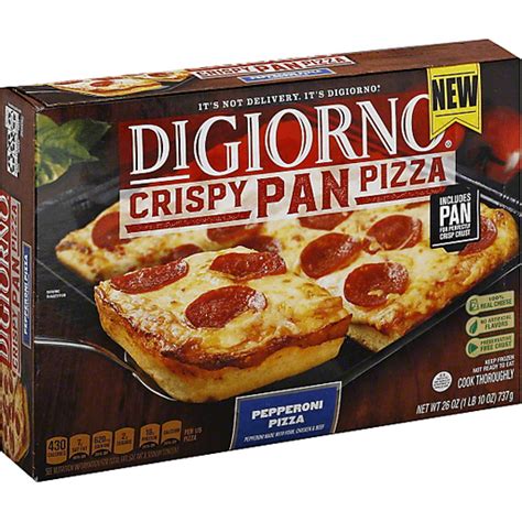 Digiorno Pizza Crispy Pan Pepperoni Meat Cannatas