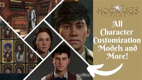 Hogwarts Legacy Character Creation Customization Models And More