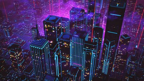 Synth City Wallpapers Wallpaper Cave