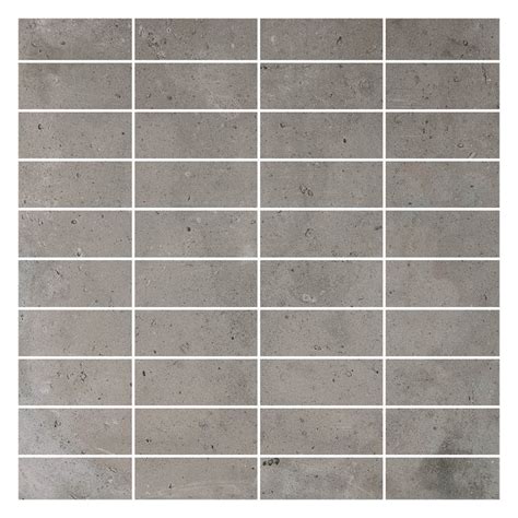 District Grey Mosaic Glazed Porcelain Wall And Floor Tile By Gemini