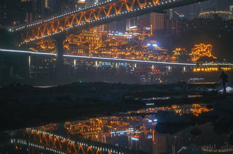 Wallpaper Id 1242194 City Night 4k Bridge Chongqing Asia China