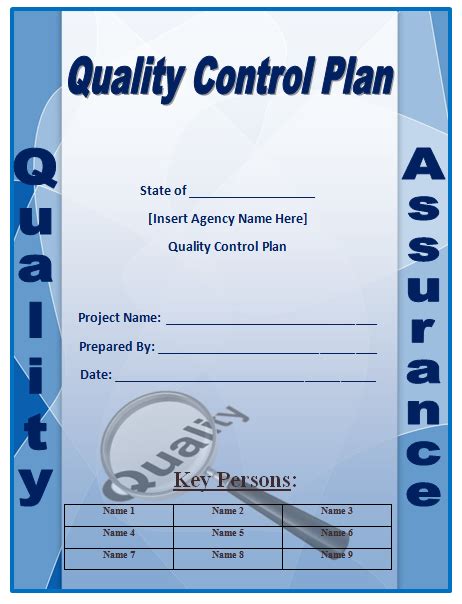 Quality Control Template Free Quality Control Plan For Construction