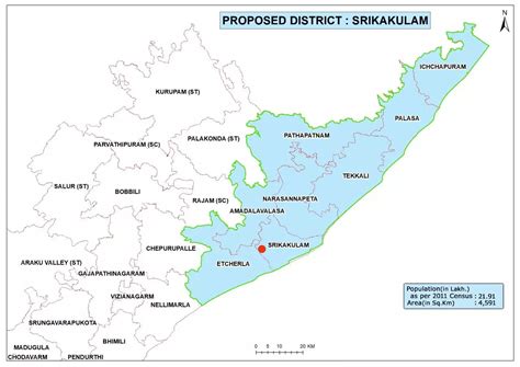 List Of 26 Districts Formed In Andhra Pradesh