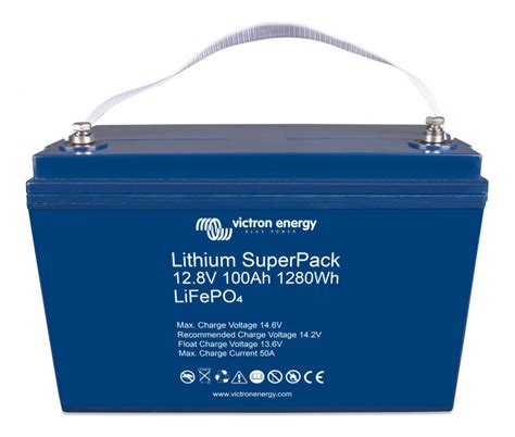 Victron Energy Lithium Superpack 128v100ah 1280wh High Current