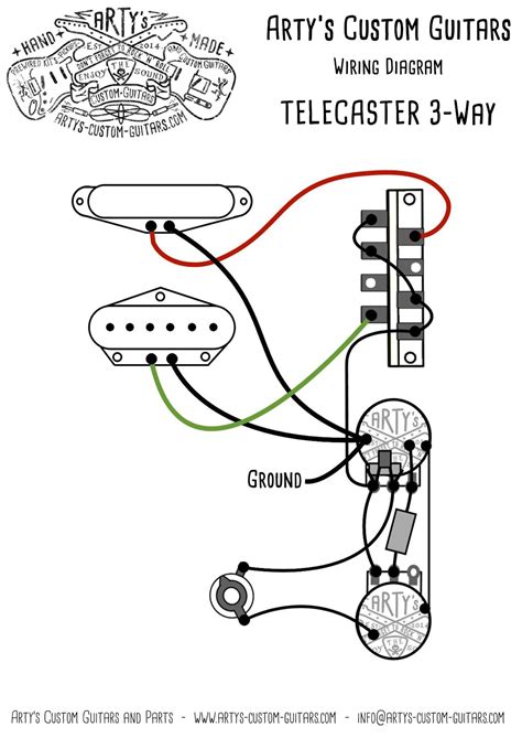 Standard telecaster wiring diagram source: Arty's Custom Guitars Wiring Diagram Plan Telecaster Assembly Harness Tele | Custom guitars ...