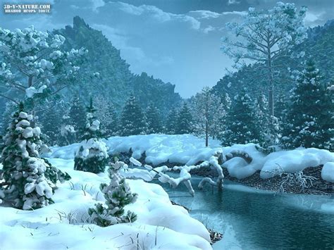 49 Free 3d Winter Desktop Wallpaper Wallpapersafari