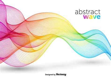 Colorful Abstract Wave Vector Download Free Vector Art