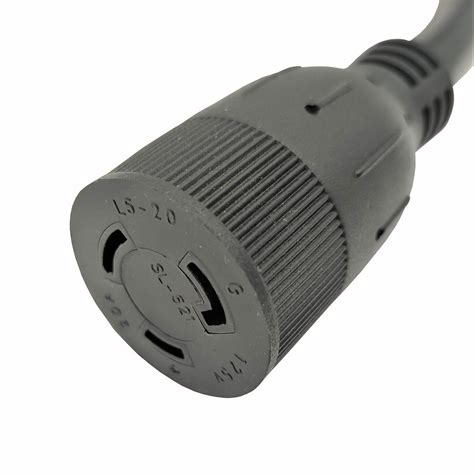Parkworld 62527 Welder Adapter Cord Industrial Nema 14 60p To L5 20r T