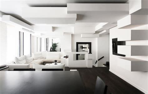 Architecture Interior Furniture Ultra Modern Apartment In Paris By
