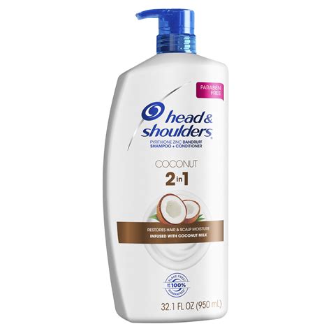 Head And Shoulders Dandruff 2 In 1 Shampoo Conditioner Coconut 321 Oz